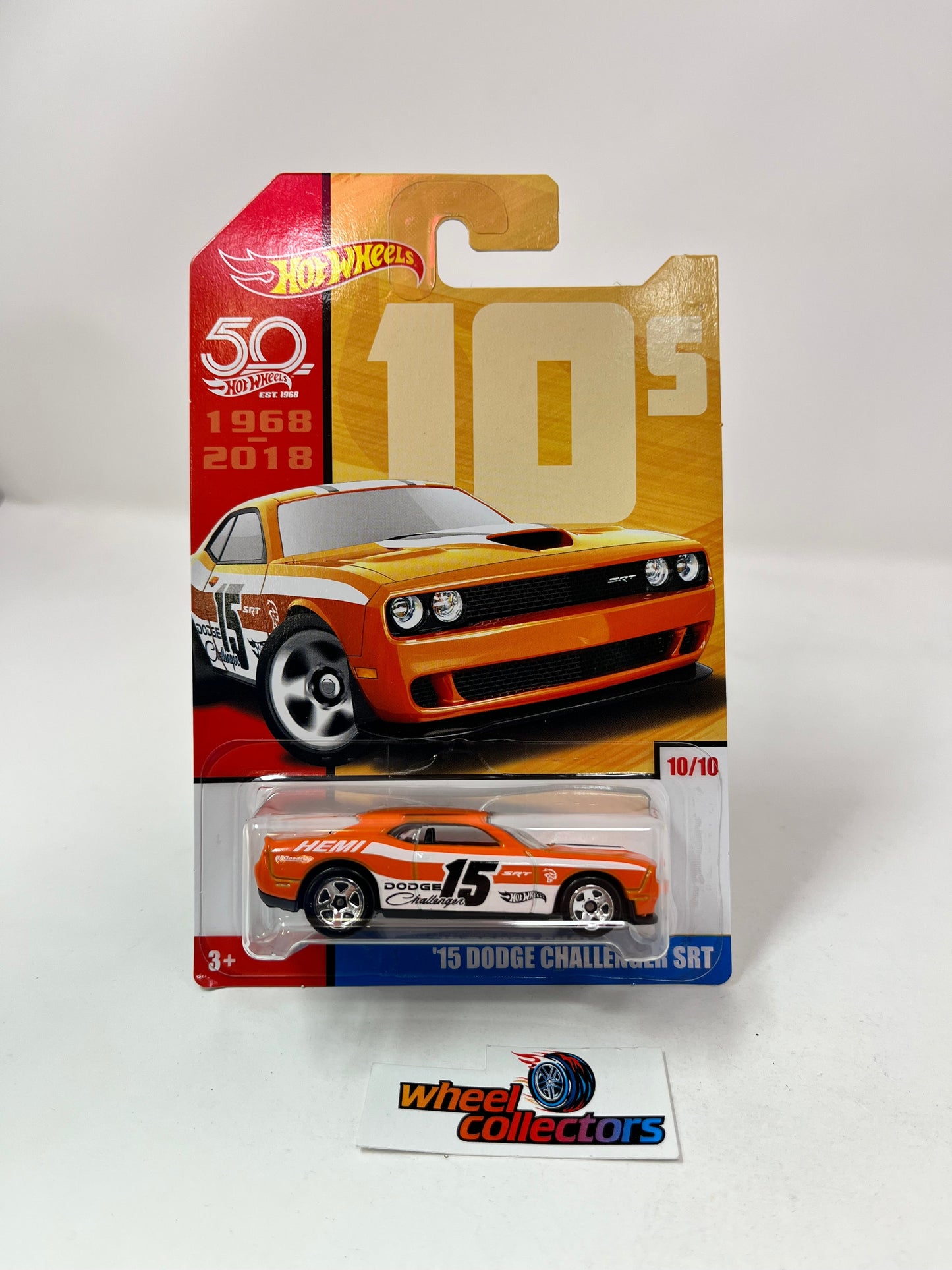 15 Dodge Challenger SRT * Orange * Hot Wheels Target Throwback Decades