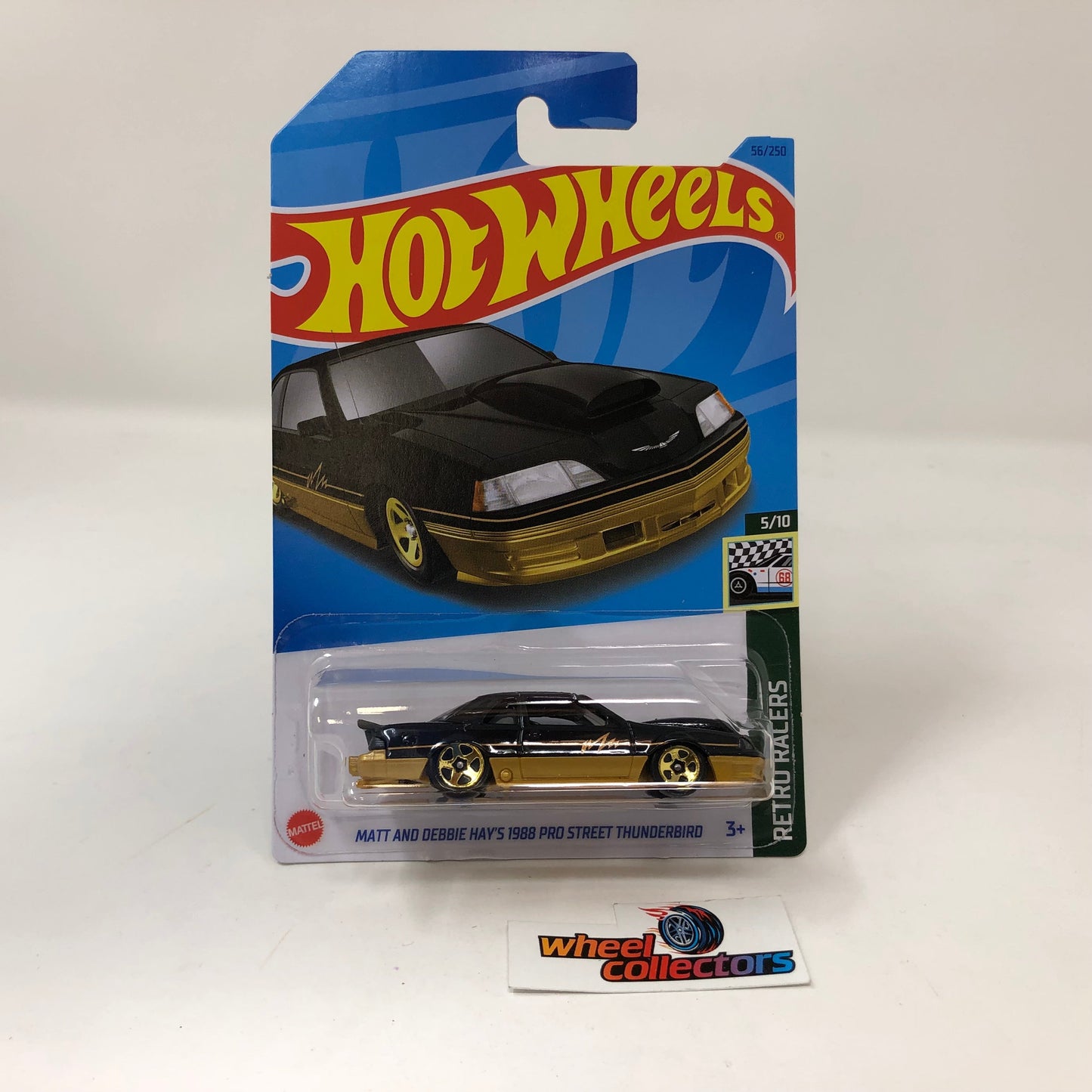 Matt & Debbie 1988 Pro Street Thunderbird * Black * 2023 Hot Wheels Case J