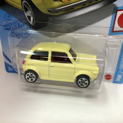 Custom '70 Honda N600 #187 * Yellow * 2021 Hot Wheels
