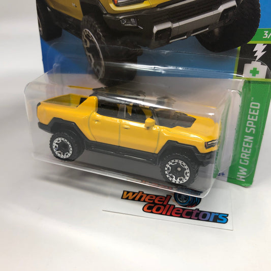 GMC Hummer EV #130 * Yellow * 2022 Hot Wheels