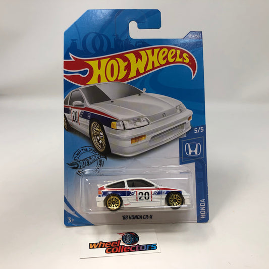 88 Honda CR-X #123 * White * 2020 Hot Wheels