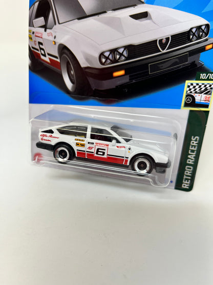 Alfa Romeo GTV6 3.0 #185 * White * 2024 Hot Wheels Basic Case A