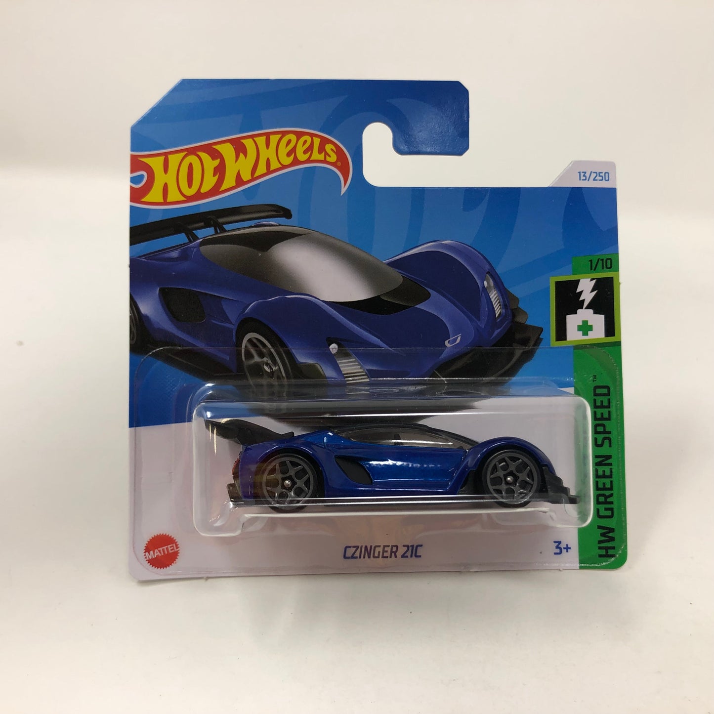 Czinger 21C #13 * Blue * 2024 Hot Wheels Basic Short Card Case A