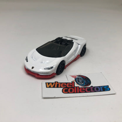 16 Lamborghini Centenario Roadster * White * Hot Wheels Loose 1:64 Scale