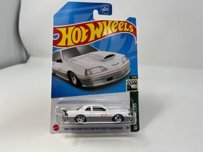 1988 Pro Street Thunderbird #56 * White * 2023 Hot Wheels