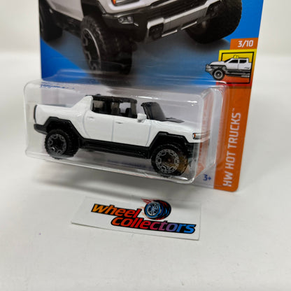 GMC Hummer EV #116 * WHITE * 2023 Hot Wheels Case E