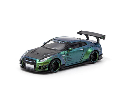 Tarmac Works 1:64 LB鈽匴ORKS Nissan GTR Magic Green LHD Version