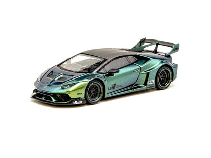 Tarmac Works 1:64 LB鈽匴ORKS Lamborghini Hurac谩n GT Magic Green LHD Version