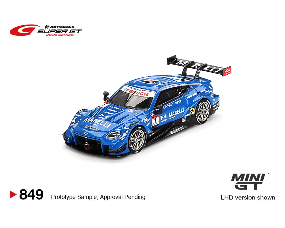 MINI GT 1:64 Japan Exclusive Nissan Z GT500 #1 鈥淢ARELLI IMPUL Z鈥?TEAM IMPUL 2023 SUPER GT Series