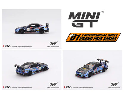 MINI GT 1:64 Nissan Silvia (S15) D-MAX #70 D-MAX Racing 2023 D1 Grand Prix Japan Edition
