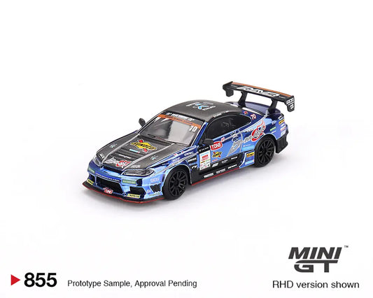MINI GT 1:64 Nissan Silvia (S15) D-MAX #70 D-MAX Racing 2023 D1 Grand Prix Japan Edition