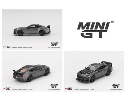 MINI GT 1:64 Ford Mustang Dark Horse 2024 in Carbonized Gray
