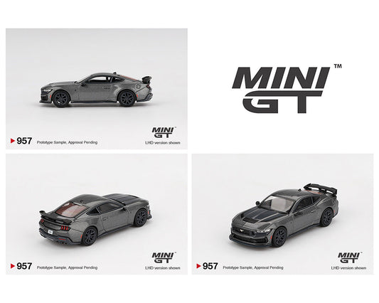 MINI GT 1:64 Ford Mustang Dark Horse 2024 in Carbonized Gray