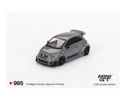 MINIGT 1:64 ABARTH 595 LB-WORKS x Abas Works in Grey