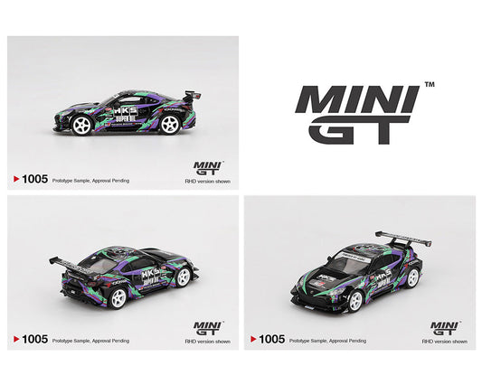 MINI GT 1:64 Toyota GR86 HKS TYPE R 2022 Tokyo Auto Salon