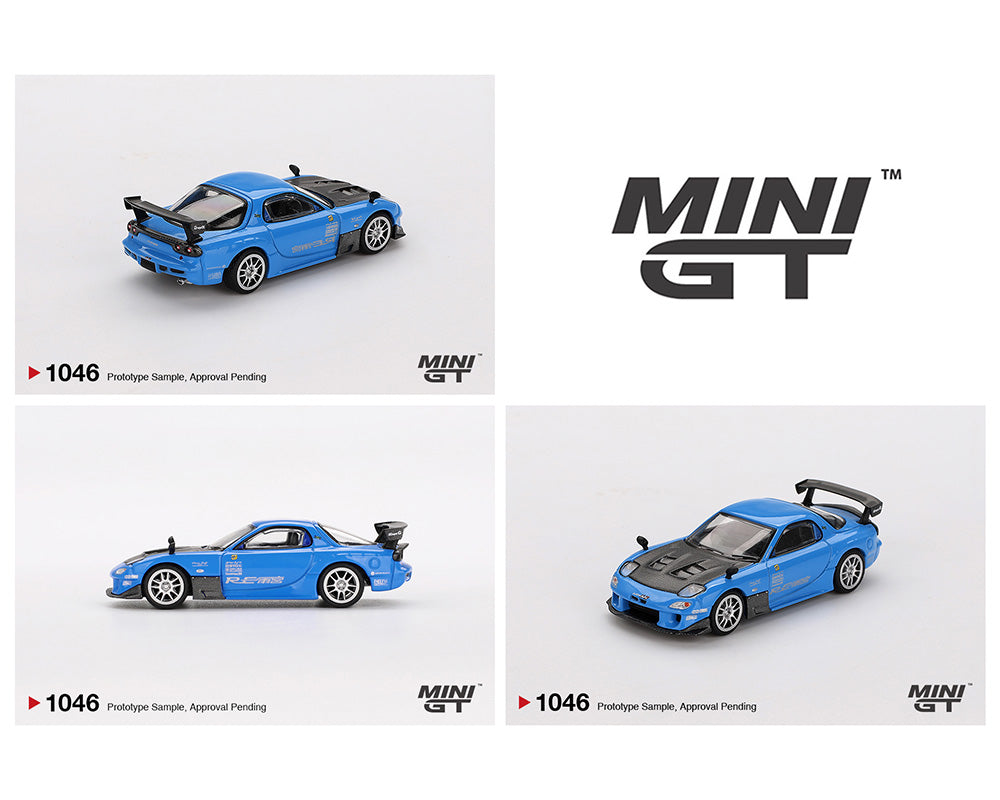 MINI GT 1:64 Mazda RX-7 (FD3S) RE Amemiya in Light Blue