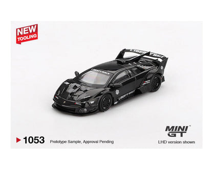 MINI GT 1:64 Lamborghini LB-Silhouette WORKS MURCIELAGO GT- Evo Black