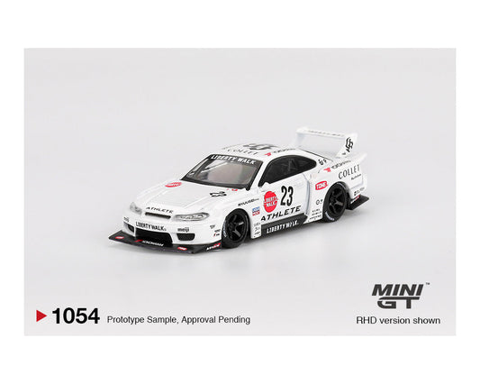MINI GT 1:64 Nissan LB-Super Silhouette S15 SILVIA ATHLETE in White