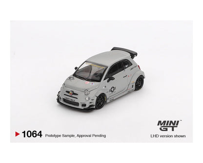 MINI GT 1:64 Abarth 595 LB-WORKS x Abas Works Fighters 鈥?Matte Grey