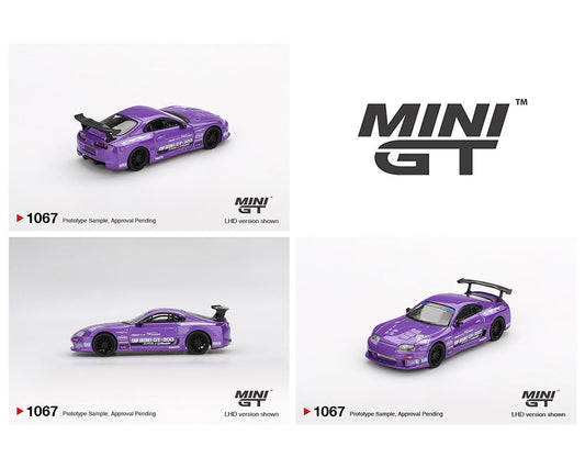 MINI GT 1:64 Toyota Supra (JZA80) TOP SECRET in Purple