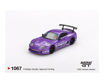 MINI GT 1:64 Toyota Supra (JZA80) TOP SECRET in Purple