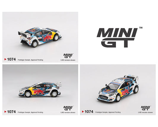 MINI GT 1:64 Ford Puma Rally1 #16 M-Sport Ford WRT 2024 Rally Finland 3rd Place