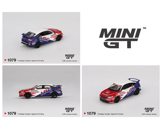 MINI GT 1:64 Honda Civic TYPE R 2024 Pace Car HRC