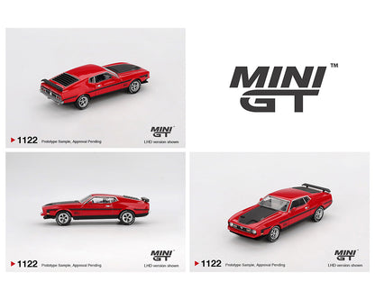 MINIGT 1:64 1:64 Ford Mustang Mach1 1971 in Race Red