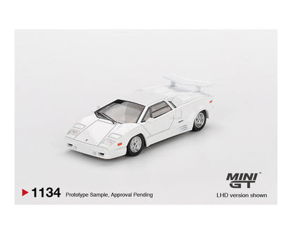 MINI GT 1:64 Lamborghini Countach 25th Anniversary in White