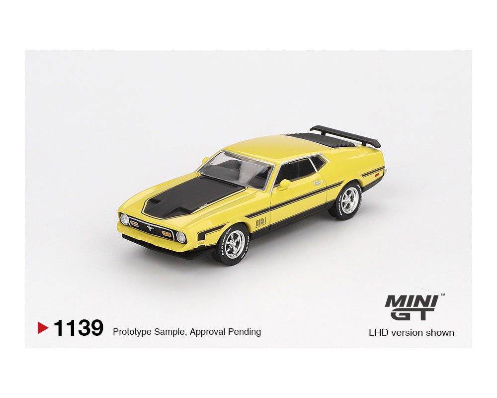 MINI GT 1:64 Ford Mustang Mach1- Grabber Yellow