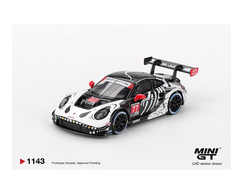 MINI GT 1:64 Porsche 911 GT3 R #77 AO Racing 2025 IMSA Petit Le Mans (LIMIT 2 PER CUSTOMER)