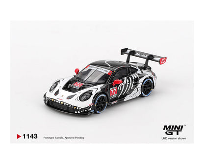 MINI GT 1:64 Porsche 911 GT3 R #77 AO Racing 2025 IMSA Petit Le Mans (LIMIT 2 PER CUSTOMER)