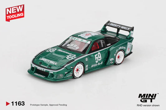 *PREORDER* MINIGT 1:64 Nissan LB-Super Silhouette 180SX 2026 in Green