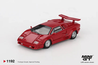 *PREORDER* MINIGT 1:64 Lamborghini Countach 25th Anniversary in Red