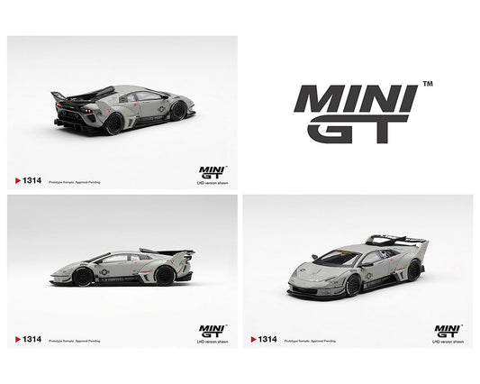 *PREORDER* MINIGT 1:64 Lamborghini LB-Silhouette WORKS MURCIELAGO GT Evo Fighter in Grey