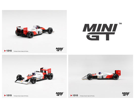 *PREORDER* MINIGT 1:64 McLaren MP4/4 #11 Alain Prost 1988 Canadian Grand Prix 2nd Place