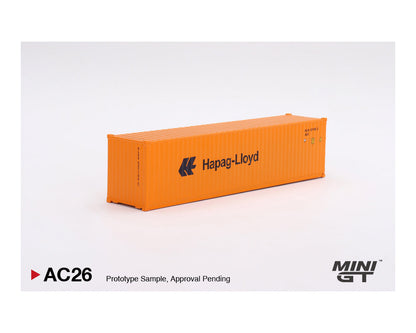 MINIGT 1:64 Dry Container 40鈥?鈥淗apag-Lloyd鈥?Edition