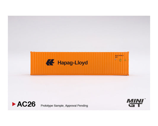 MINIGT 1:64 Dry Container 40鈥?鈥淗apag-Lloyd鈥?Edition