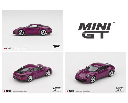 *PREORDER* MINIGT 1:64 Porsche 911 (992.1) Rubystone Red Special Edition Box Set