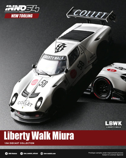 *PREORDER* INNO64 1:64 Lamborghini Miura GT LB-Silhouette WORKS