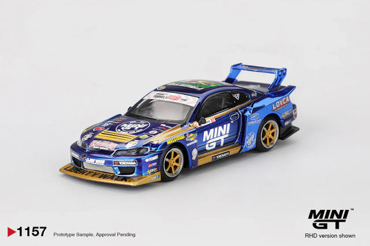 *PREORDER* MINI GT 1:64 Nissan LB-Super Silhouette S15 Silvia #555 Team MINI GT Liberty Walk 鈥?2025 Formula Drift