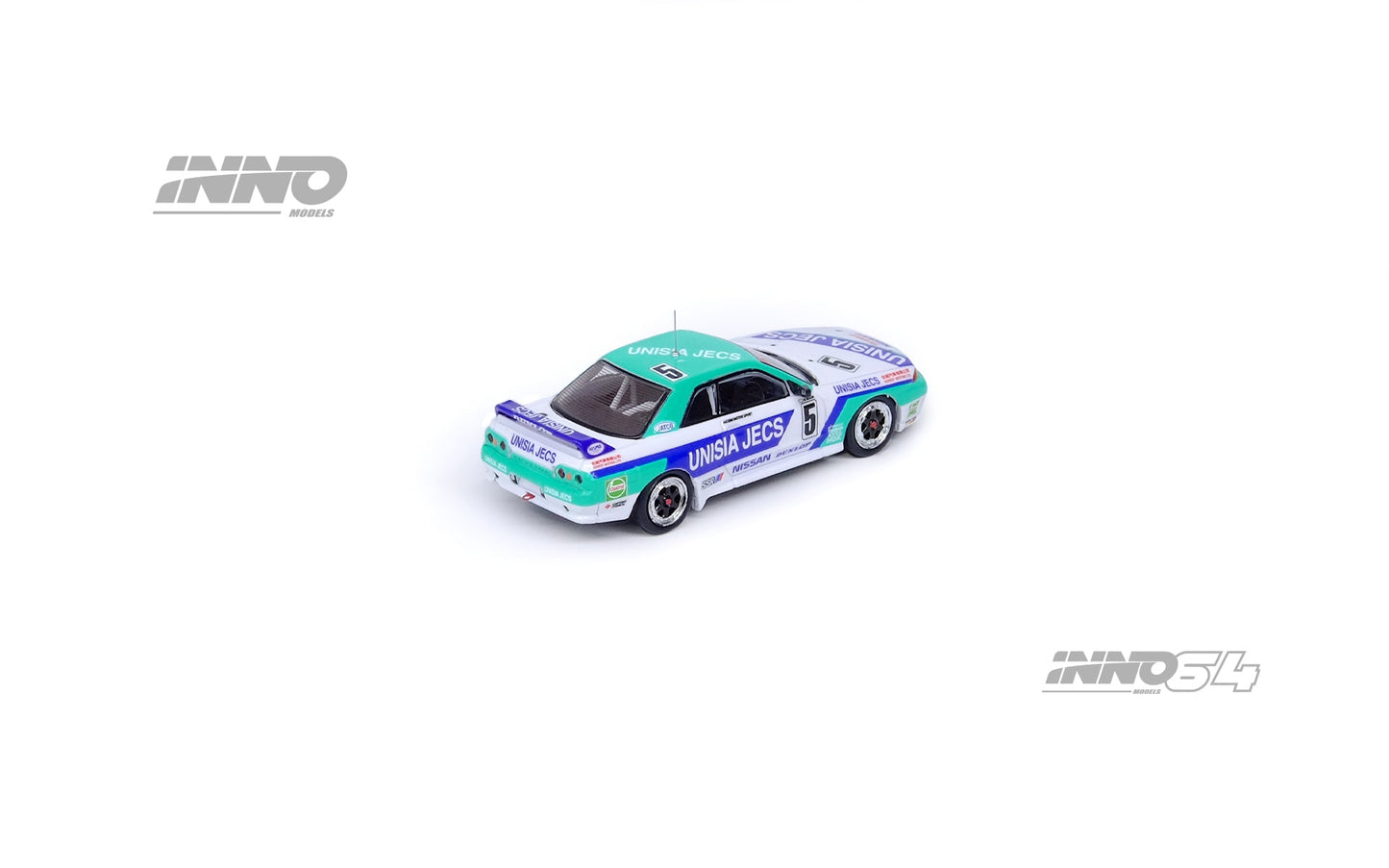 INNO Models 1:64 Nissan Skyling GTS-R (R32) #5 "UNISIA JECS" Macau Guia Race 1992 - Masahiro Hasemi