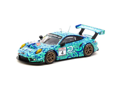 Tarmac Works 1:64 Porsche 911 GT3 R, VLN Endurance Racing Championship N眉rburgring 2018, M. Ragginger / N. Tandy / L. Vanthoorarretson / A. Moffat