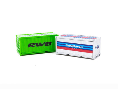 Tarmac Works 1:64 Containers Set - RWB Rough Rhythm