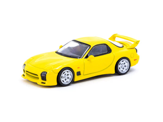 Tarmac Works 1:64 Mazda RX-7 (FD3S) Mazdaspeed A-Spec Competition Yellow Mica
