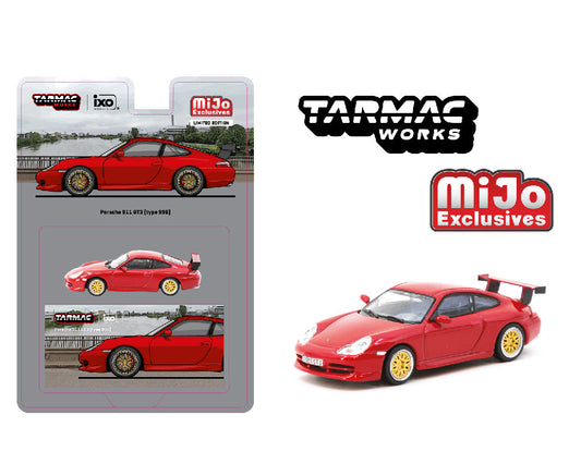 Tarmac Works 1:64 Tarmac Works 1:64 Porsche 911 GT3 (Type 996) in Red