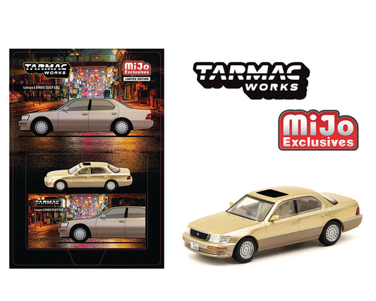 Tarmac Works 1:64 Lexus LS400 in Champagne Beige Metallic