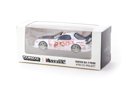 Tarmac Works 1:64 Mazda RX-7 (FD3S) Vertex A'PEX D1 Project