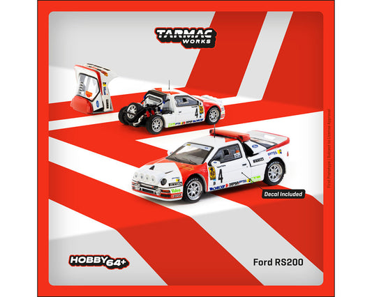 Tarmac Works 1:64 Ford RS200 Rallye Catalunya 1986