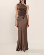 Sexy Slant Shoulder Party Dress